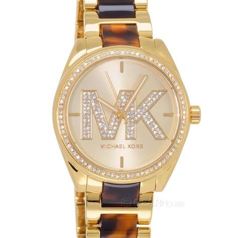 ebay womens michael kors pave watch|Michael Kors Janelle Womens Pave Glitz Watch, MK Logo Dial, .